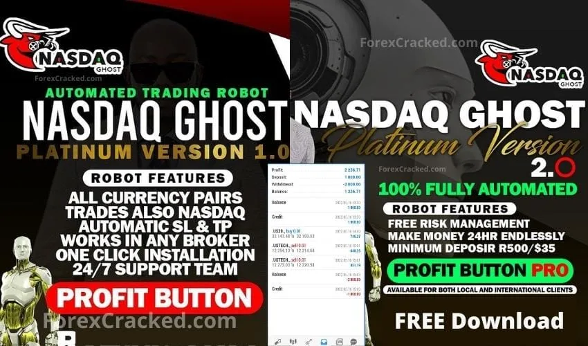 Nasdaq Ghost Robot Platinum Version 1 & 2 FREE Download