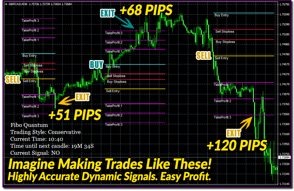 3 Highly Profitable Trades. Power of Dynamic Signals in Action. ForexCracked.com