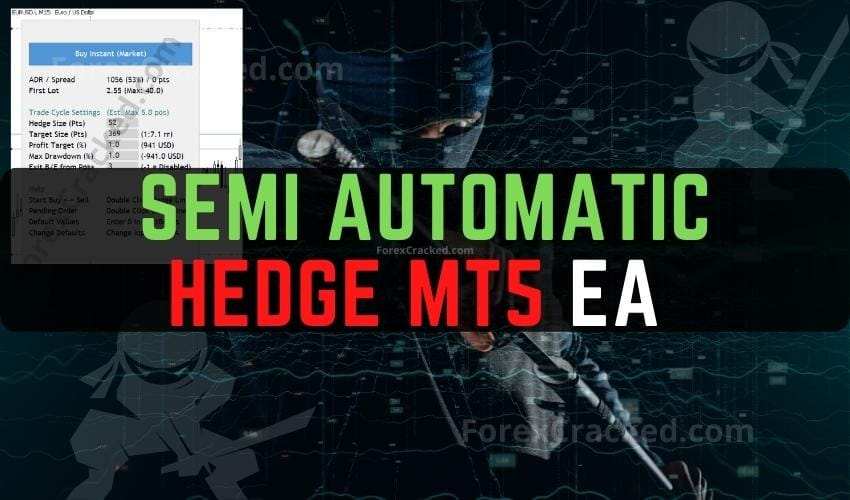 Semi Automatic Hedge EA MT5 FREE Download