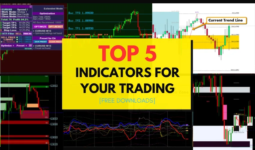5 Best Indicators for Your Trading [FREE Downloads]