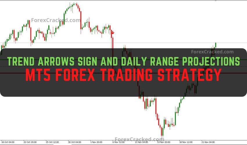 Trend Arrows Sign and Daily Range Projections MT5 Forex Trading Strategy