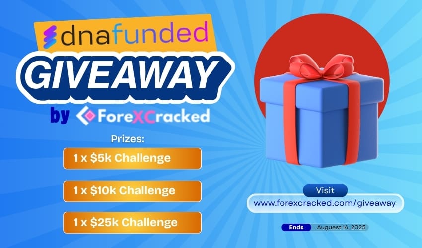 DNAFunded Giveaway – Win Up to $25K in Funded Accounts with ForexCracked