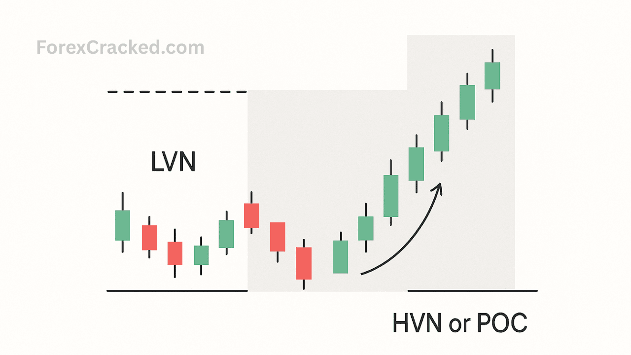 Value-Area Breakout & Retest (Thin-Zone Drive)
